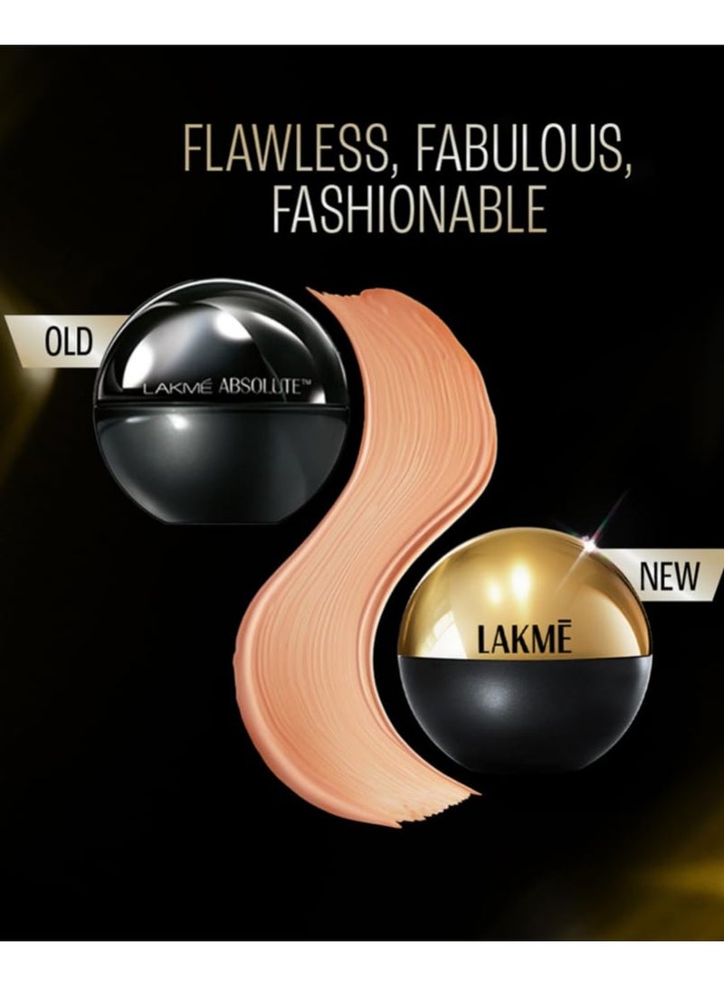 لاكمي كريم أساس لاكمي أبسلوت سكين ناتشورال موس جولدن لايت بعامل حماية من الشمس (SPF) ذو لمسة نهائية طبيعية غير لامعة - Image 2