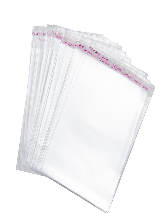 Tendwarm 100 Pcs 9x12 Inch shirt Bag Clear Self Seal Cellophane Plastic Bags for Clothes Party Wedding - Image 1