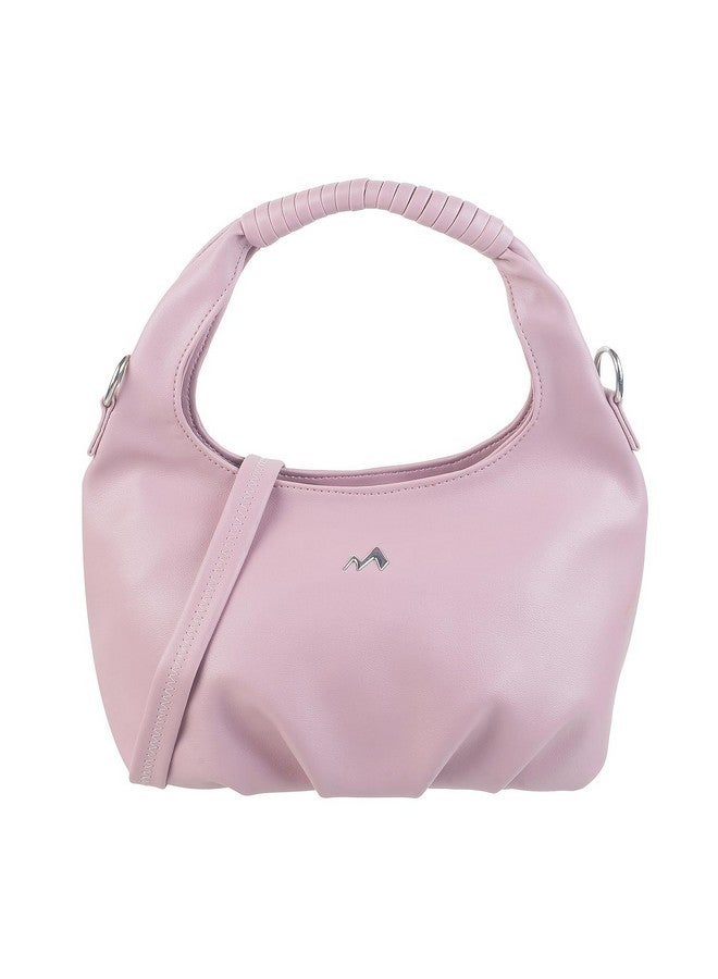 Metro Purple Faux Leather Premium Zipper Casual Sling Bag For Women - Image 1