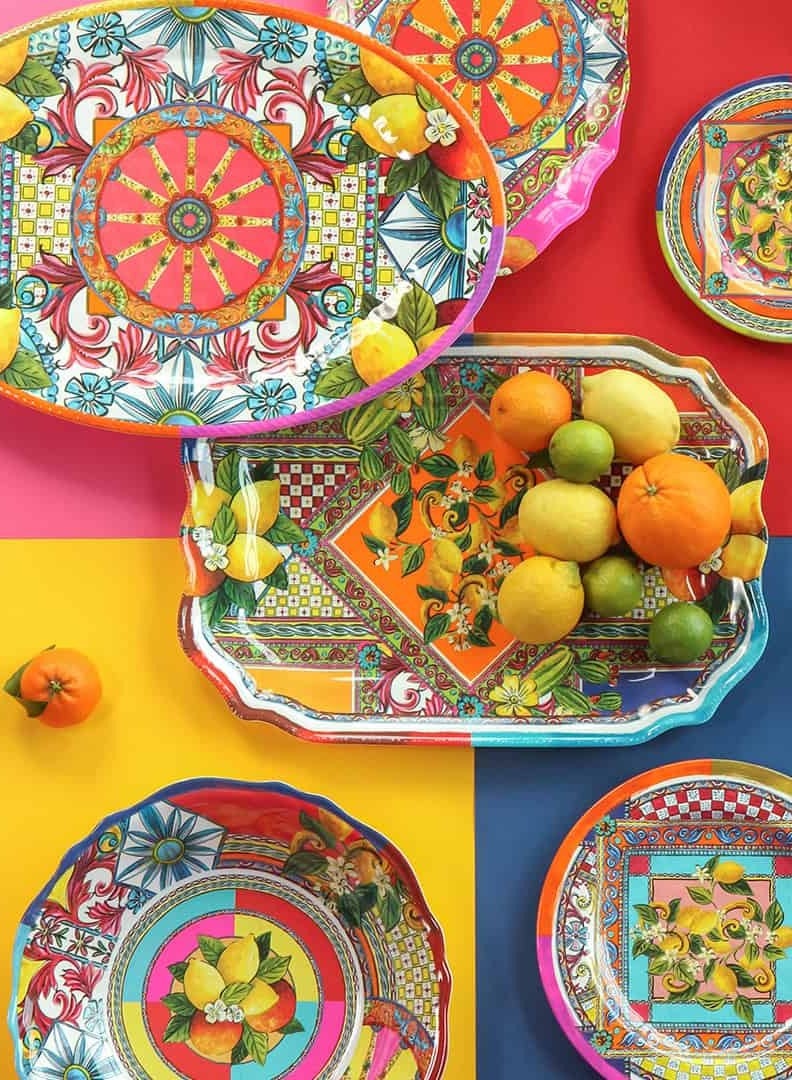 Baci milano Oval Melamine Bowl 33x23x6.5 cm Ortigia Baci Milano - Image 2