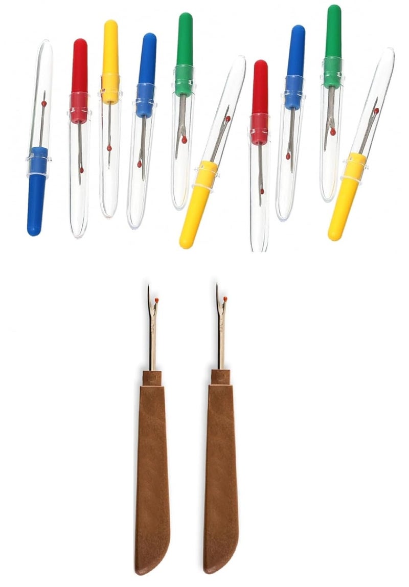 Zenith ZENITH Seam Ripper Stitch Unpicker and Opener Sewing Tool Thread Cutter for Sewing Activities Art Craft Sewing Ripper Pack 10 Small 2 Big  - Image 1