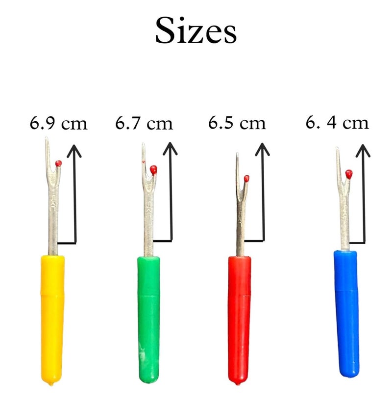 Zenith ZENITH Seam Ripper Stitch Unpicker and Opener Sewing Tool Thread Cutter for Sewing Activities Art Craft Sewing Ripper Pack 10 Small 2 Big  - Image 3