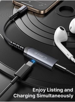 JSAUX USB C to 3.5mm Headphone and Charger Adapter, 2-in-1 AUX Mic Jack with PD 60W Fast Charging,Compatible for Earphones iPhone 16 Pro/16 Pro Max/16/16 Plus/15 Pro Max,Samsung S24/S24+/S23,iPad Pro  - Image 2