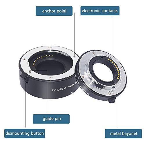Mcoplus EXT-M4/3-M 10mm 16mm Automatic Extension Tube for Olympus Panasonic Micro 4/3 System Camera - Image 4
