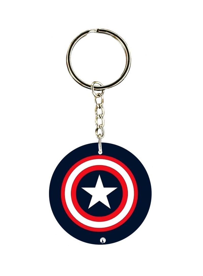 Captain America Designed Keychain