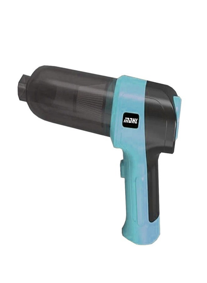 إم دي اتش إل مكنسة كهربائية محمولة صغيرة محمولة قابلة لإعادة الشحن للسيارة، لاسلكية مع شفط قوي 9000PA مع 5 ملحقات متعددة الاستخدامات وفرشاة تنظيف - Image 1