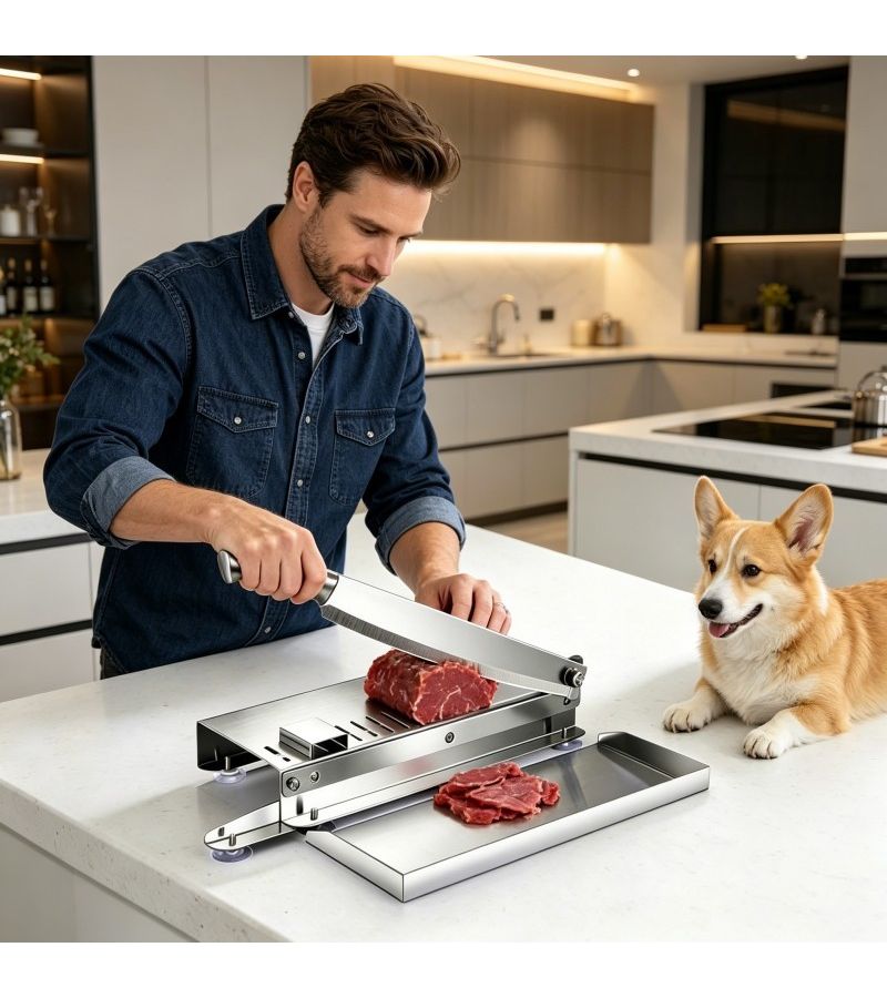 Sturdy Multi-Functional Large Slicing Cleaver For Precise Cutting Of Herbs And Thin Meat - Image 5