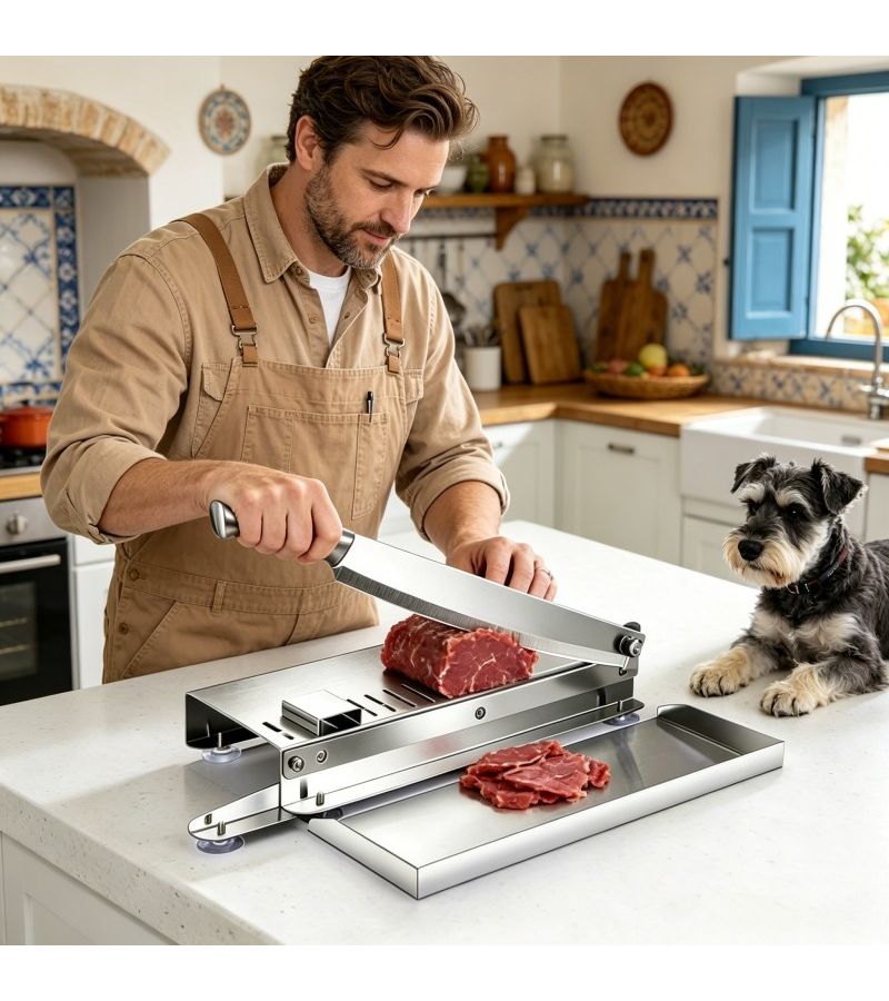 Sturdy Multi-Functional Large Slicing Cleaver For Precise Cutting Of Herbs And Thin Meat - Image 2