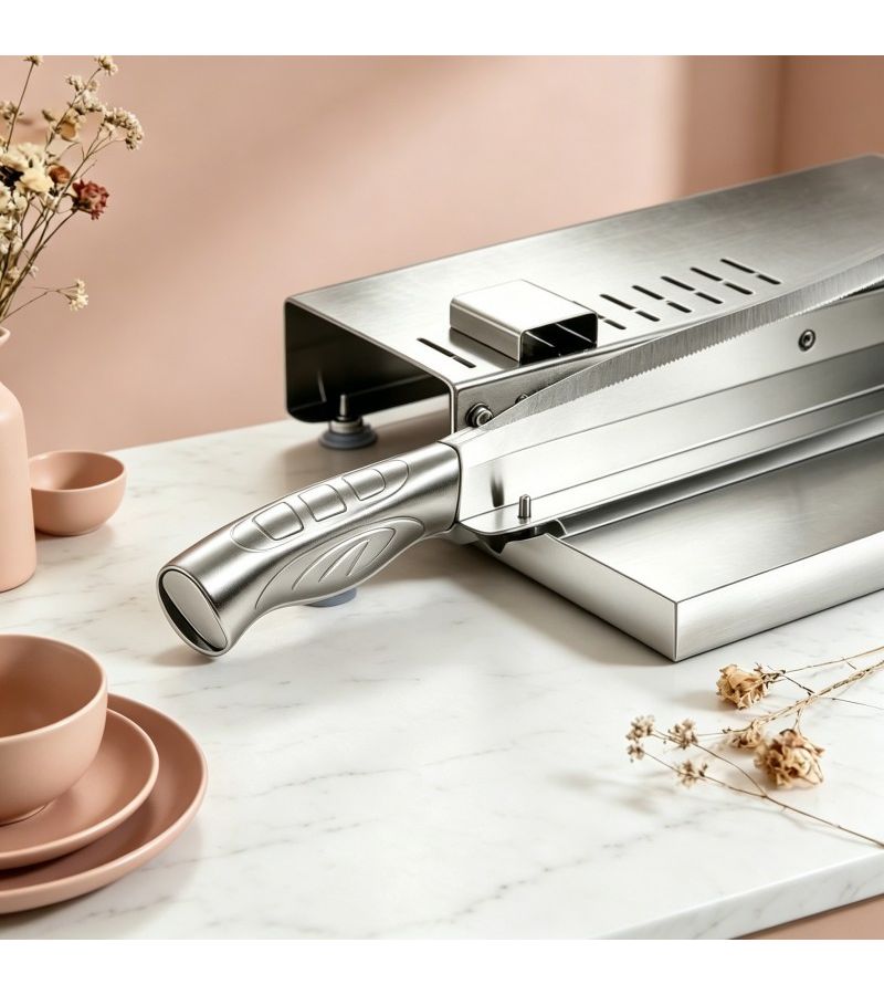 Sturdy Multi-Functional Large Slicing Cleaver For Precise Cutting Of Herbs And Thin Meat - Image 4