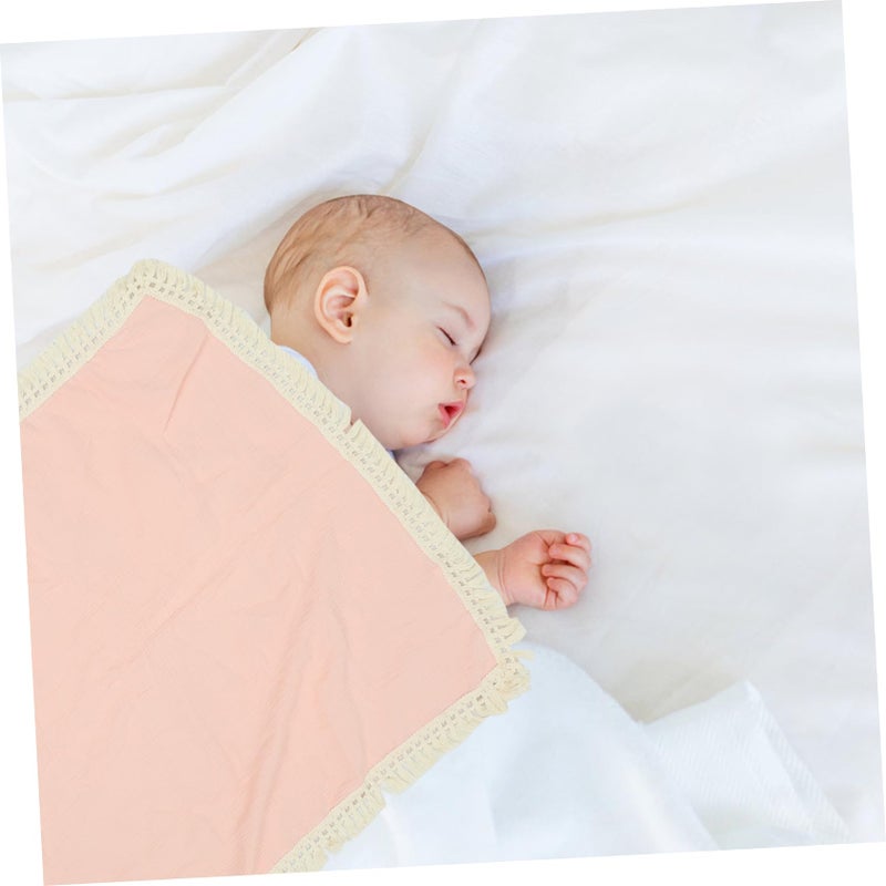 Soft Tassel Gauze Swaddle Towel For Baby Bath And Cozy Wrap Newborn Comfort - Image 4