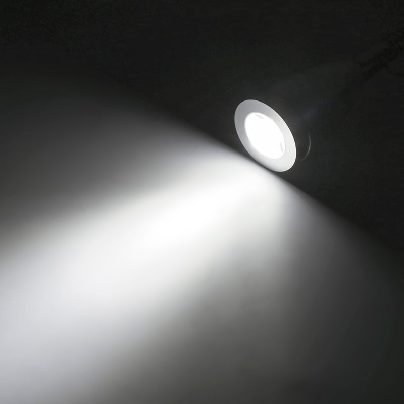 Silver LED Wall Lamps Flexible Gooseneck Bedroom Bedside Reading Light Cool White (Type 2) - Image 3