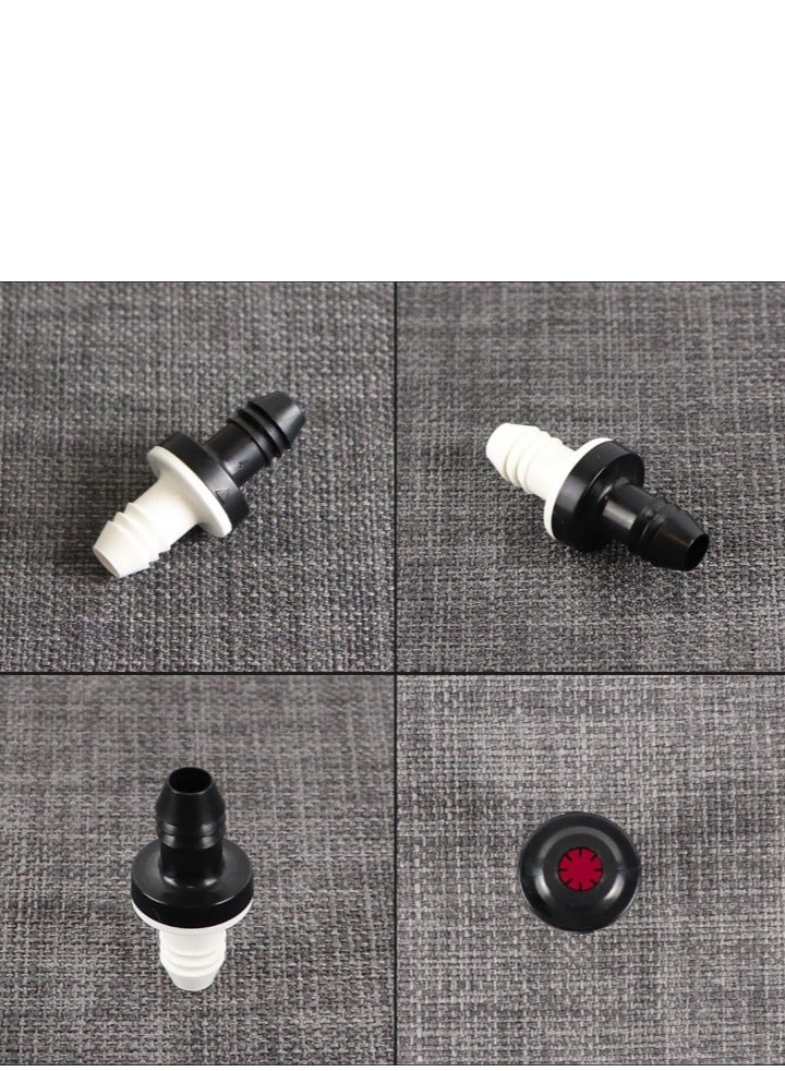 Yakumuz 3/8" 10mm Inline vacuum Barbed Check Valve, Yakumuz 2pcs ABS One Way Water Non-Return Breather Check Valve for Fuel Gas Liquid Air - Image 2