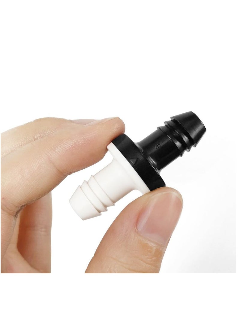 Yakumuz 3/8" 10mm Inline vacuum Barbed Check Valve, Yakumuz 2pcs ABS One Way Water Non-Return Breather Check Valve for Fuel Gas Liquid Air - Image 5
