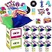 Weekgrat 12 Sets 80s Retro Party Decorations 80s Centerpieces Retro Hip Hop Table Toppers with Cassette Tape Box 1980s Cutouts and Sticks for Shower Party Birthday Decor - Image 2