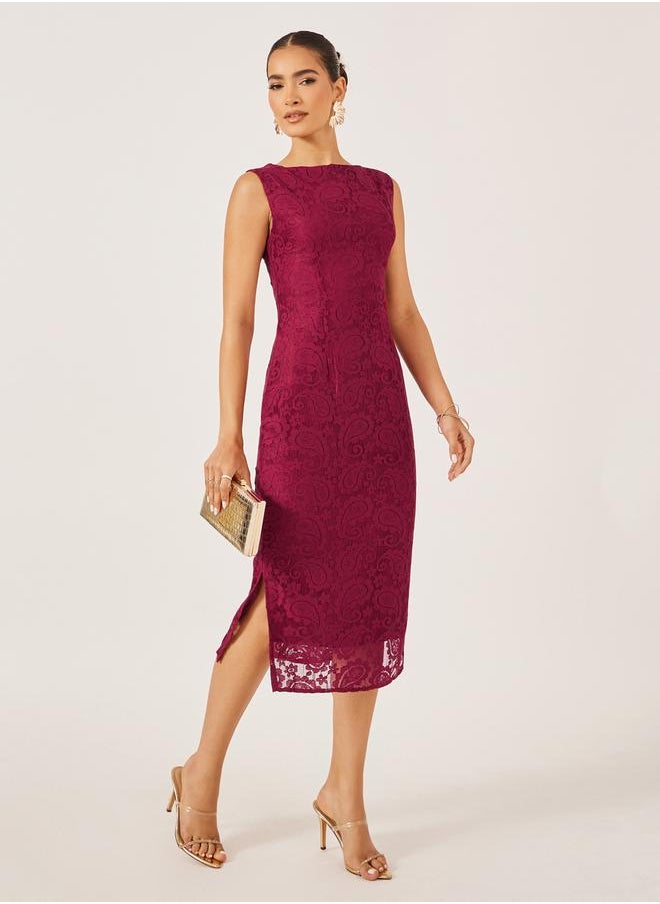Styli Lace Sleeveless Dress  - Image 1