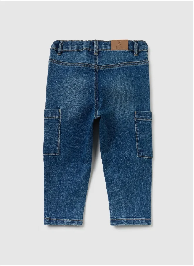 او في اس Slim-fit jeans with pockets