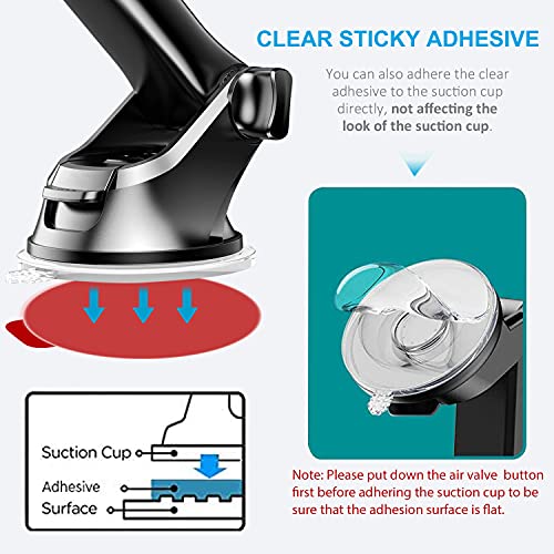 AZXYI Sticky Adhesive Replacement for Windshield Camera Holder, 6pcs 2.76"(70mm) VHB Circle Double-Sided Adhesive Tapes for Dashboard Suction Cup Mount, Mounting Disk Pads, Dash Cam/GPS/Sucker Holder - Image 3