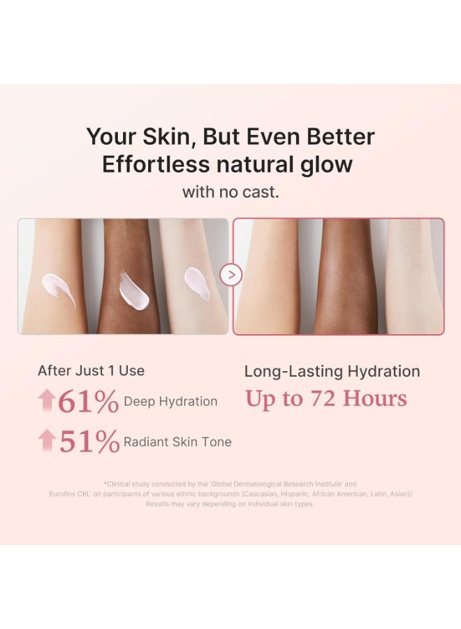 BARUBT Sunscreen No Cast Just Glow Collagen, SPF 50 | SPF 50 Hydrating Face Sunscreen - Lightweight & Non-Sticky Formula, Peptide & Cica for Soothing & Glow, Same as Medicube,Korean Skincare - Image 4
