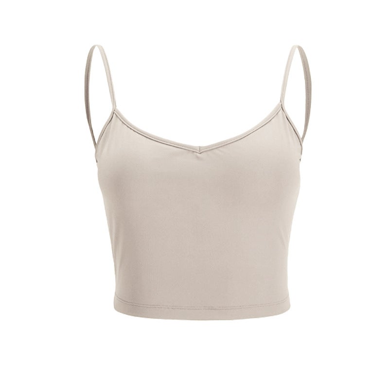 Ningbo Anjiu Women's Sports Bra – U-Back Camisole for Yoga and Fitness - Image 1