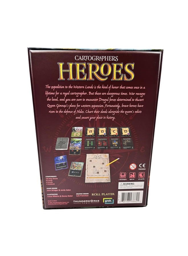 Thunderworks Games Cartographers: Heroes - Board Game for 4 Players, Ages 12+ - Image 5
