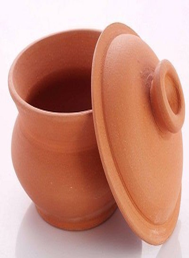 SHRIYAM CRAFT Terracotta Clay Curd Pot (350ml, Brown) - Set of 2 - Image 4