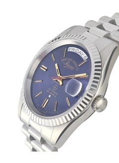 West End Watch Co West End Watch Co Blue Dial Automatic Stainless Steel Analog Watch For Men 6828_10_3226R 37 mm  - Image 2