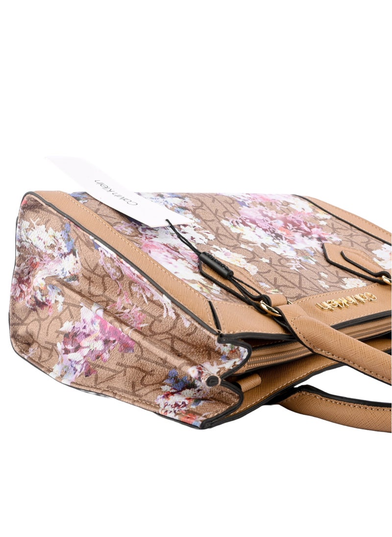 CALVIN KLEIN JEANS PLUS - Calvin Klein Floral Satchel Bag For Women - Image 1