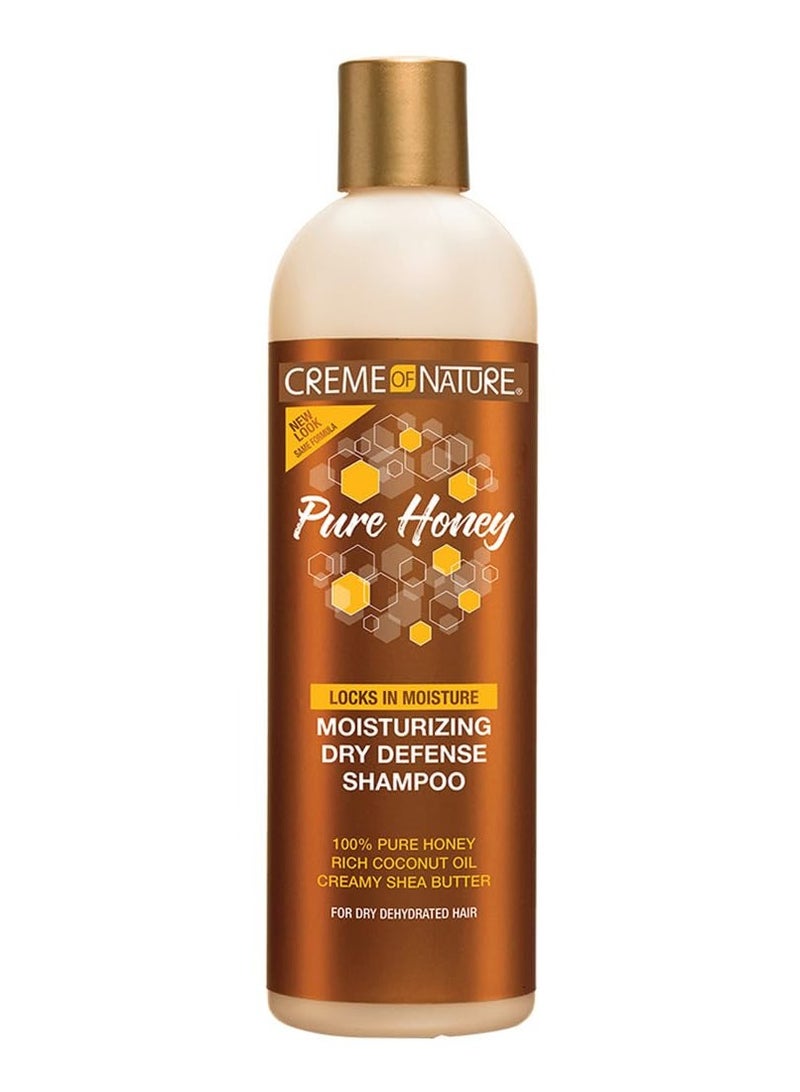 Creme of Nature Curl Activator, Pure Honey formula with Coconut Oil and Shea Butter - Dry Defense Conditioner and Shampoo for Damaged Hair - Image 2