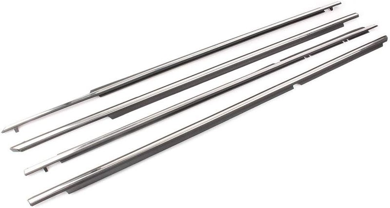 GZYF 4PCS Weatherstrips Window Moulding Trim Seal Belt for Toyota Camry 2007-2011, Chrome - Image 1
