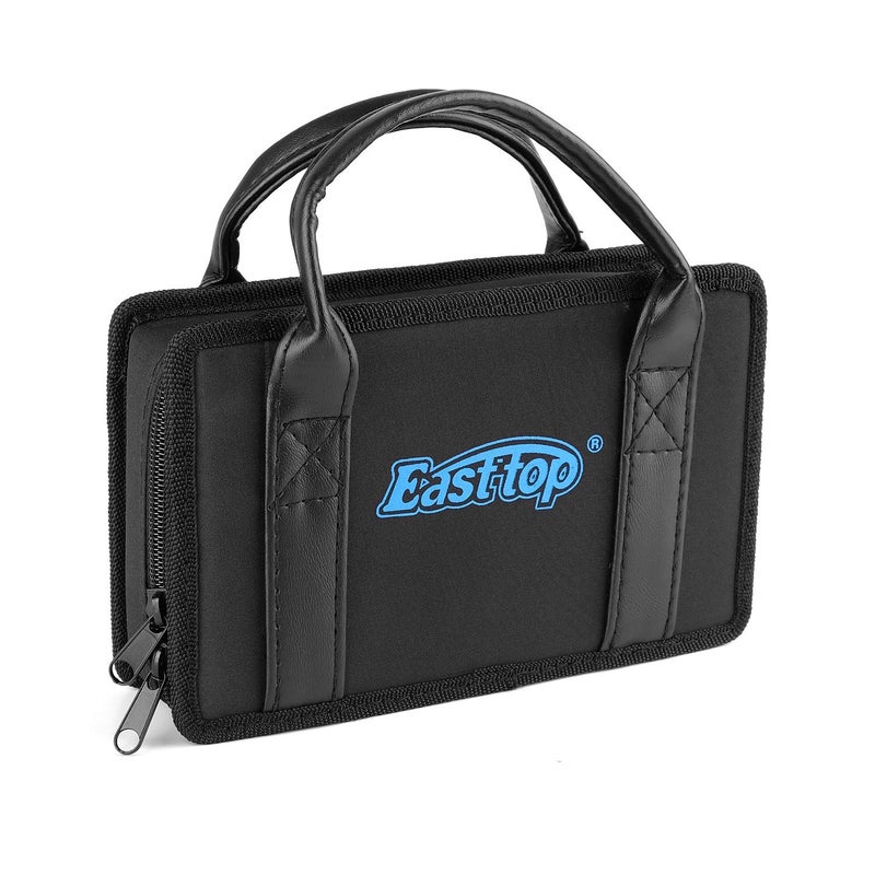 Anwenk Harmonica Set Harmonica 7 Keys 10 Hole 20 Tone Professional Blues Harp Key of A B C D E F G for Professional Player,Beginner, Gift(East Top)- Black - Image 3