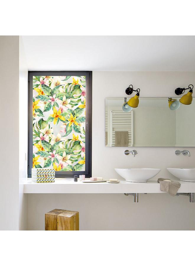 Bluejw 120X58cm E-commerce Electrostatic Glass Sticker Shading Sticker Toilet Bathroom Frosted Window Sticker 041-060 - Image 5