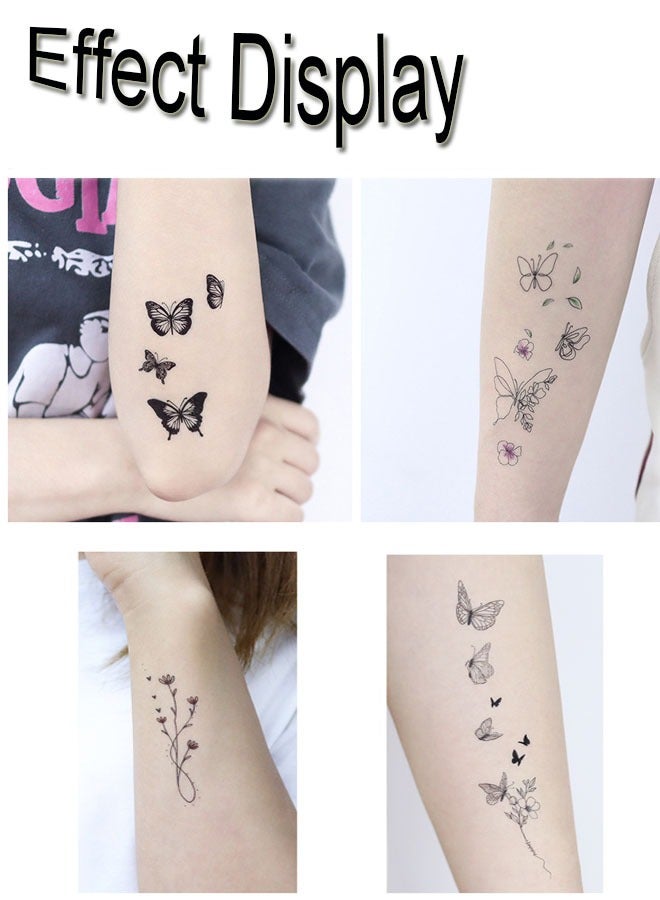 GBQ 20PCS Butterfly Waterproof Stickers Are Rich In Patterns For Photo Shoots, Party, Themed Activities, etc - Image 3