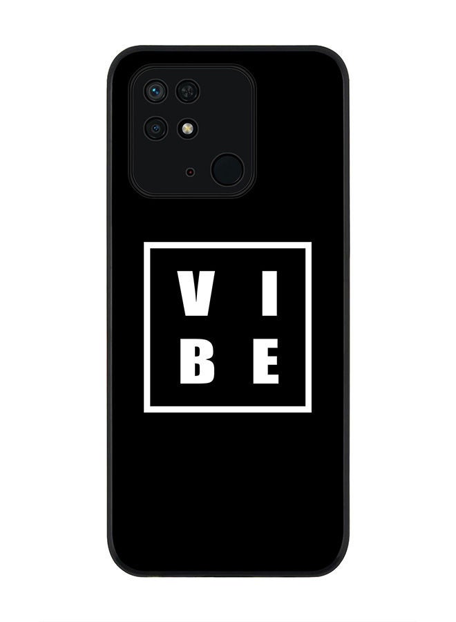 Stylizedd Rugged Black edge case for Redmi 10C 4G  Slim fit Soft Case Flexible Rubber Edges Anti Drop TPU Gel Thin Cover - Vibe - Image 1