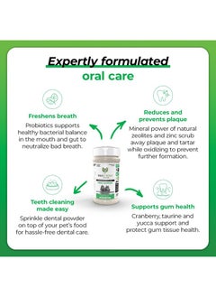 VetriScience Laboratories Perio Support Cat & Dog Teeth Cleaning Dental Powder, 4.2Oz  Cat & Dog Breath Freshener  Clinically Proven Plaque And Tartar Support  - Image 2