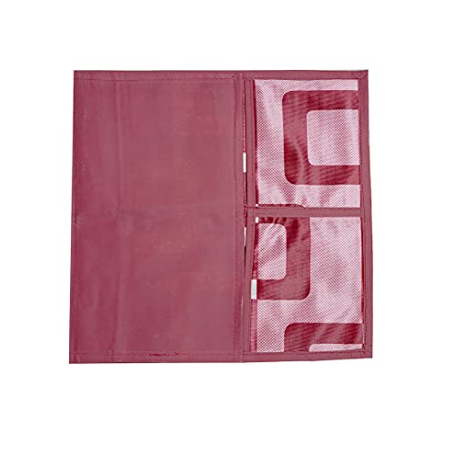 KANUSHI Industries® Microwave/Oven Top Cover with 4 Utility Pockets (Color -Maroon) - Image 2