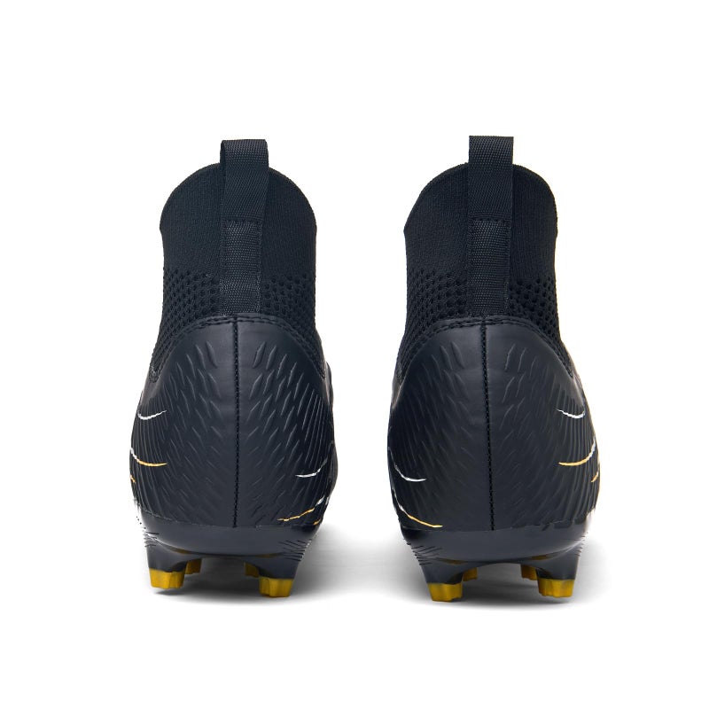 Up run Football Cleats for Men Women High Top Soccer Shoes FG Long Spikes Football Shoes Adult Lightweight Outdoor Professional Athletic Training - Image 5