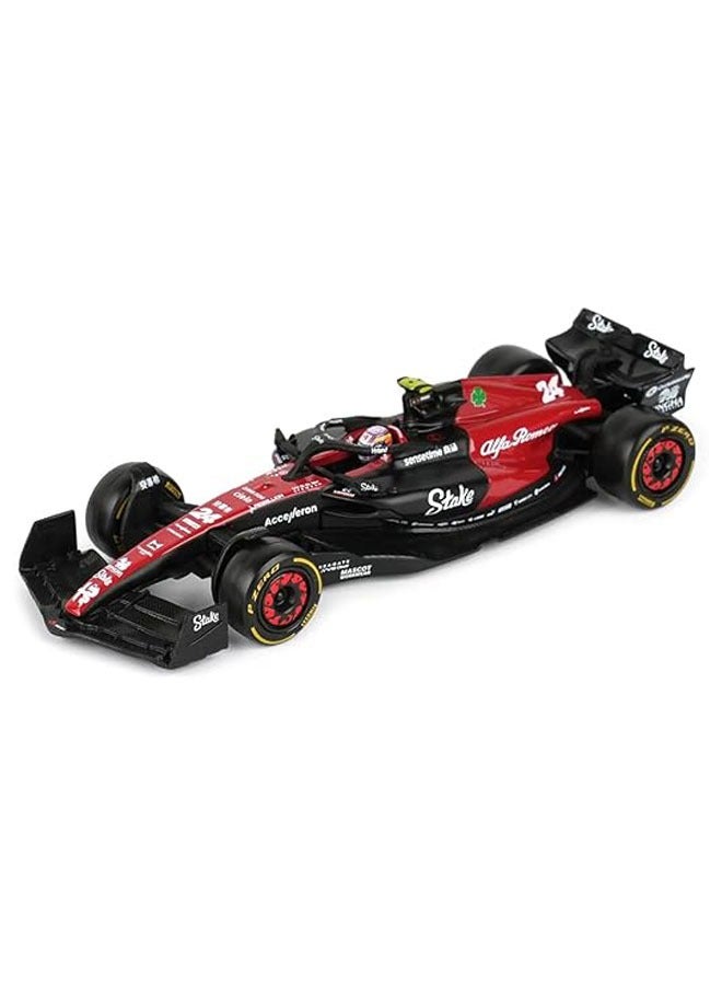 general 1/43 Brago Alfa Romeo F1 team Bet 2023 C43 24# Zhou Guanyu F1 C43 77# Alloy die-casting collection model Gift - Image 4
