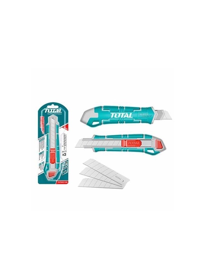 TOTAL Snap-Off Blade Knife 18x100 mm THT522136 - Image 2