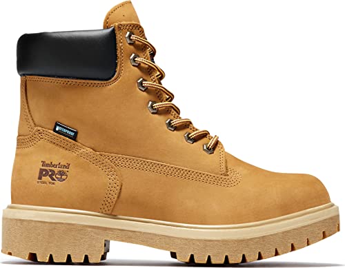 Timberland PRO Men's Direct Attach 6 Inch Steel Safety Toe Insulated Waterproof Industrial Work Boot, Wheat Nubuck, 10 M - Image 3