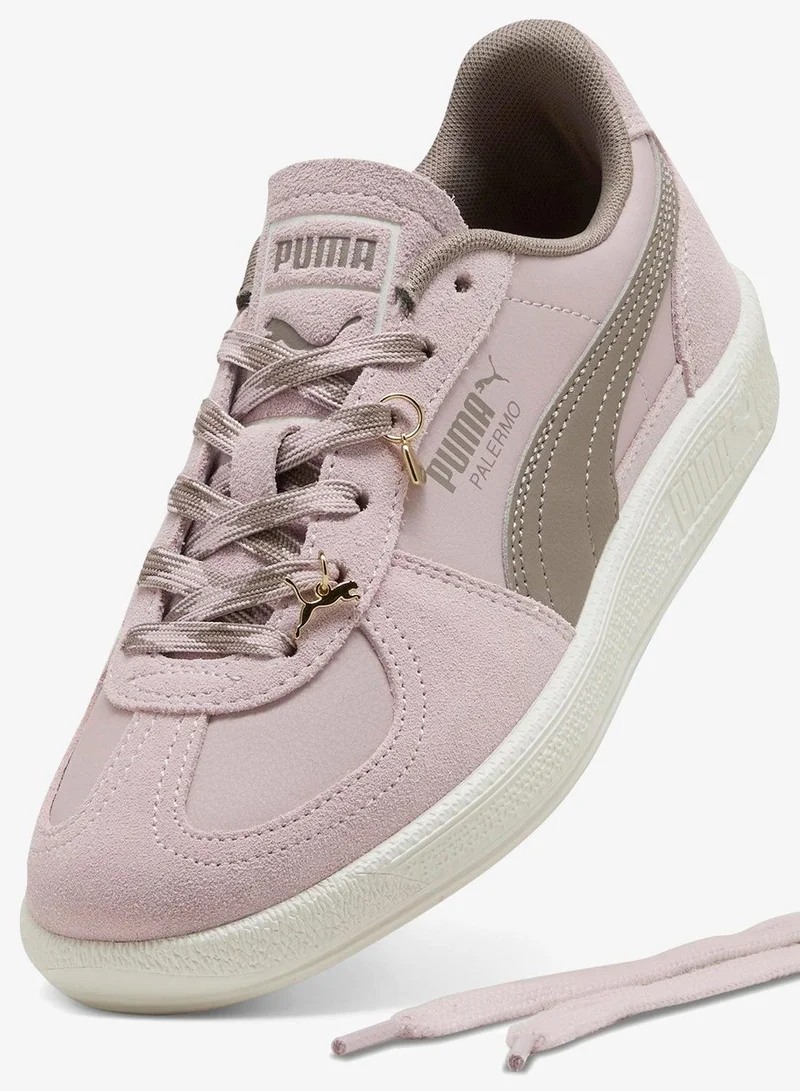 Puma Misty Pink-Mouse Gray Youth Palermo Charmies for Women | Best Price UAE