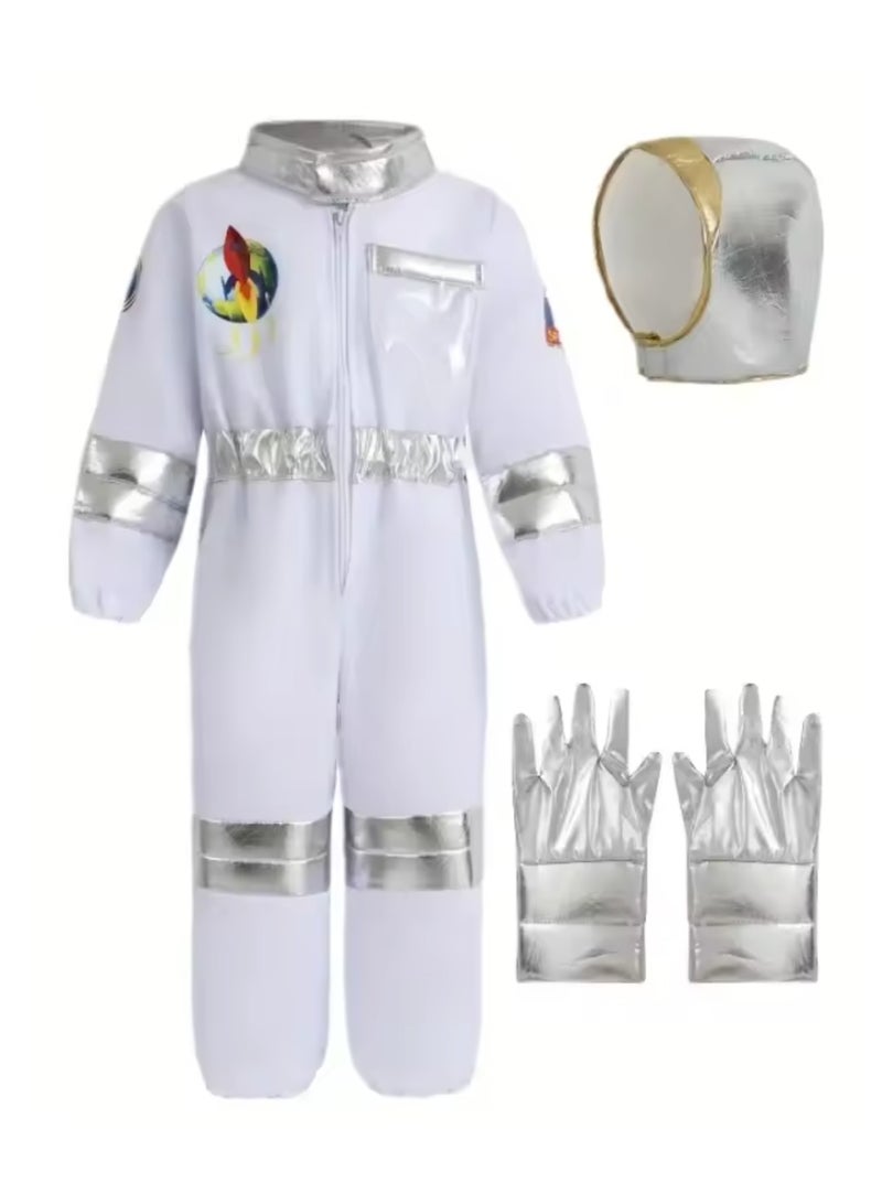 طقم زي رائد فضاء للعب الأدوار، مقاس متوسط ​​(110-120 سم) - Image 1