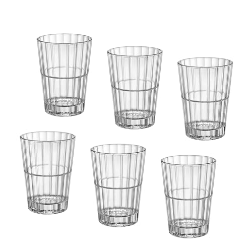 Bormioli Rocco Oxford Bar 125 oz Stackable Shot Glasses Clear Set of 6