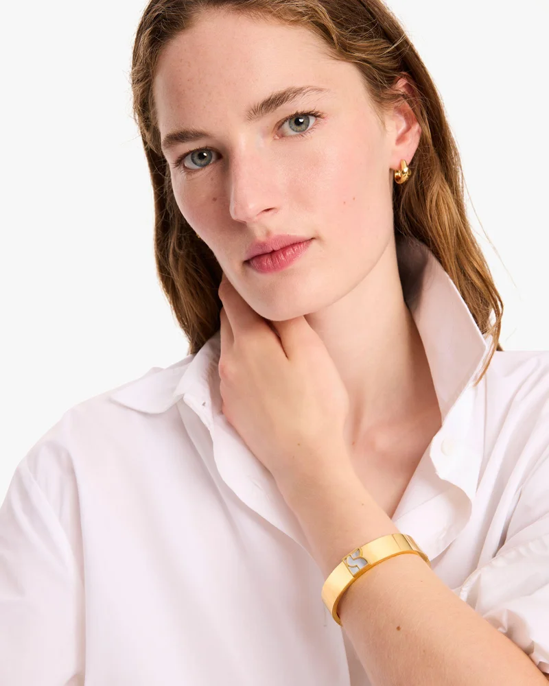 Kate Spade Dakota Signature Hinged Bangle