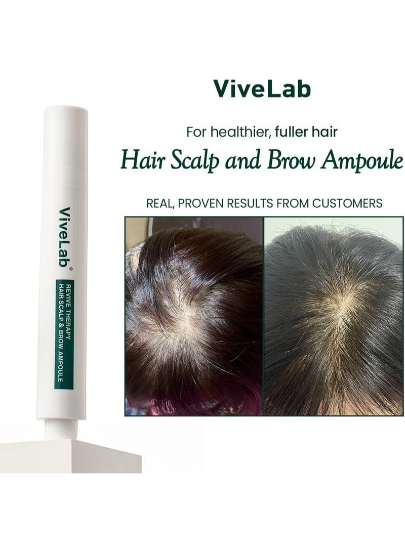 Vivelab Revive Therapy Hair Scalp & Brow Ampoule 15ml - Image 2