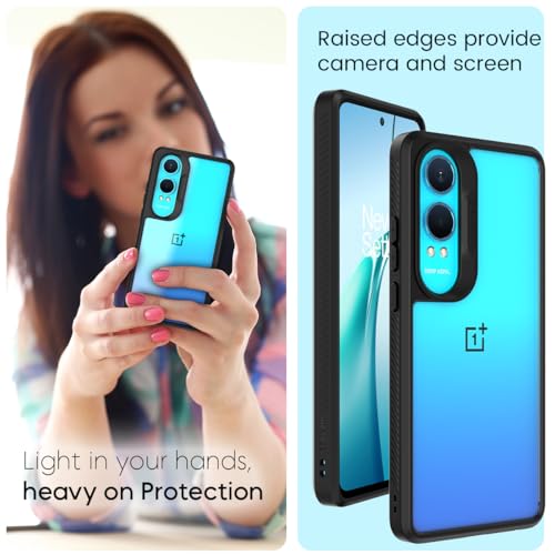 KAPAVER Impulse Series Back Cover Case for OnePlus Nord CE 4 Lite (TPU+PC) (Black) - Image 4