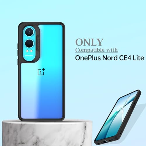 KAPAVER Impulse Series Back Cover Case for OnePlus Nord CE 4 Lite (TPU+PC) (Black) - Image 2