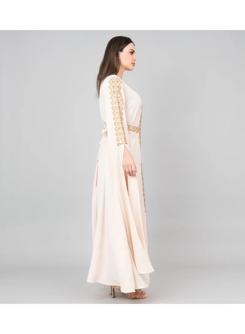 IKKXA Royal Luxe Belted Kaftan