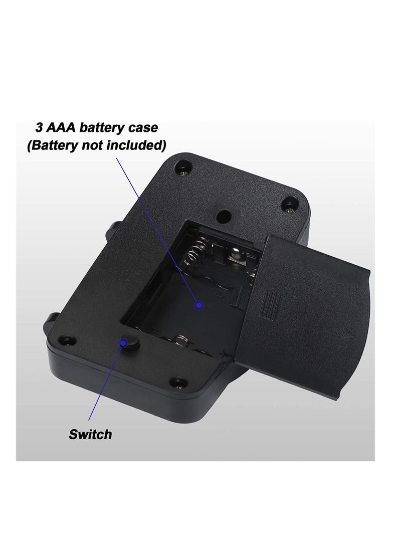 Ultra Bright Clip-On Head Lamps for Hands-Free Night Activities - Perfect for Running, Fishing, Camping, and Emergencies (4PCS, Batteries Not Included) - Image 3