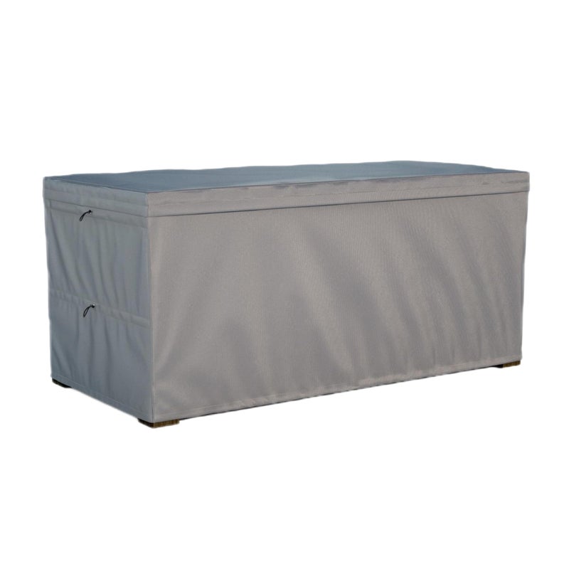 DORAHUA Deck Box Cover Outdoor Storage Box Cover 150 Gallon Heavy Duty 600D Oxford Cloth Water And Dust Resistant Size 62x25x28 Inches Fits Most Patio Box - Image 2