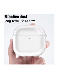 Generic Compatible with AirPods 4 Case(2024), Soft Silicone Full Protective Case Cover for Apple AirPods 4 Case with Keychain, Compatible with AirPods 4th Generation Case for Women Men (Clear)  - Image 3